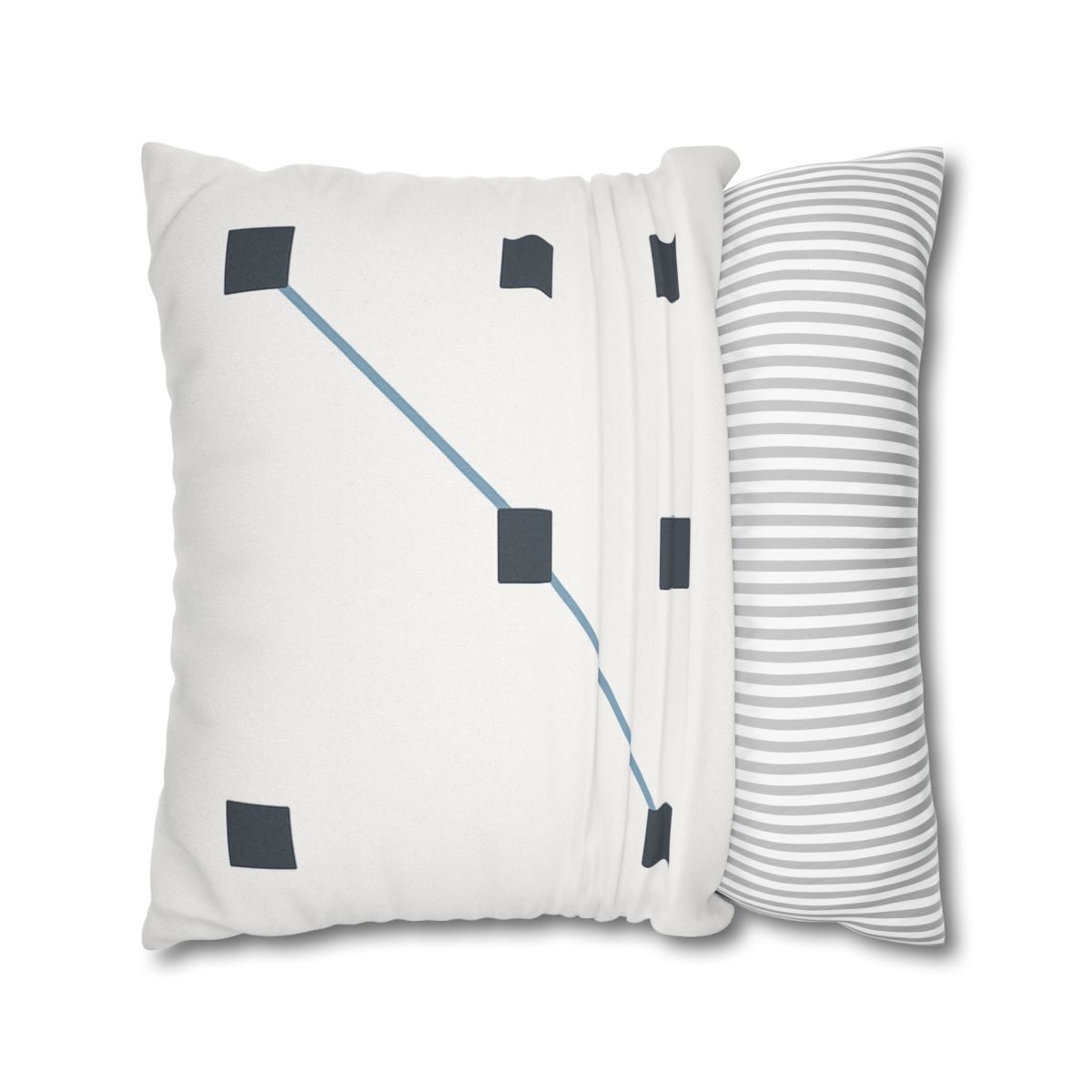 Diagonal Star Path Grid personalized pillow covers