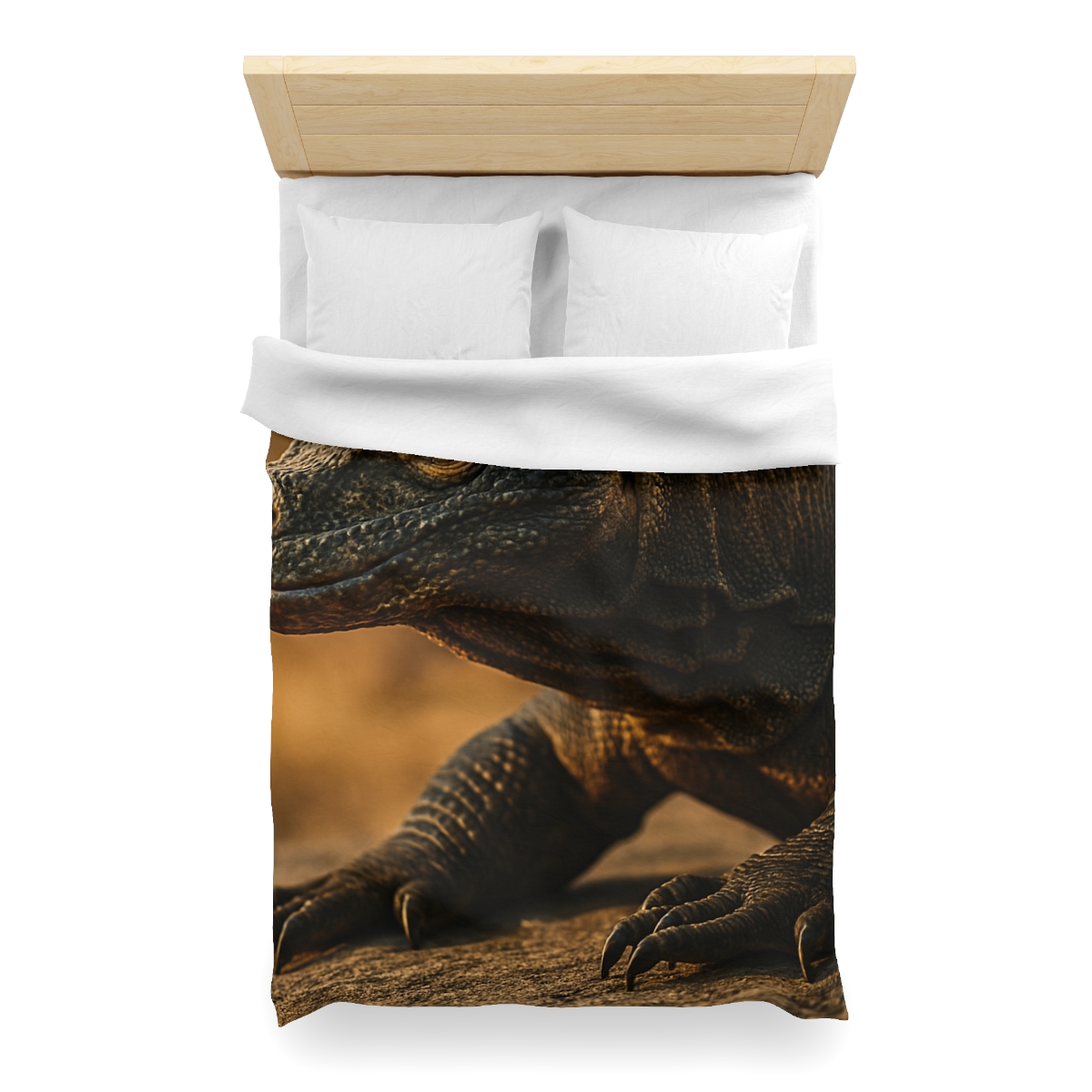 Molten Scale Komodo Dragon personalized bedding duvets