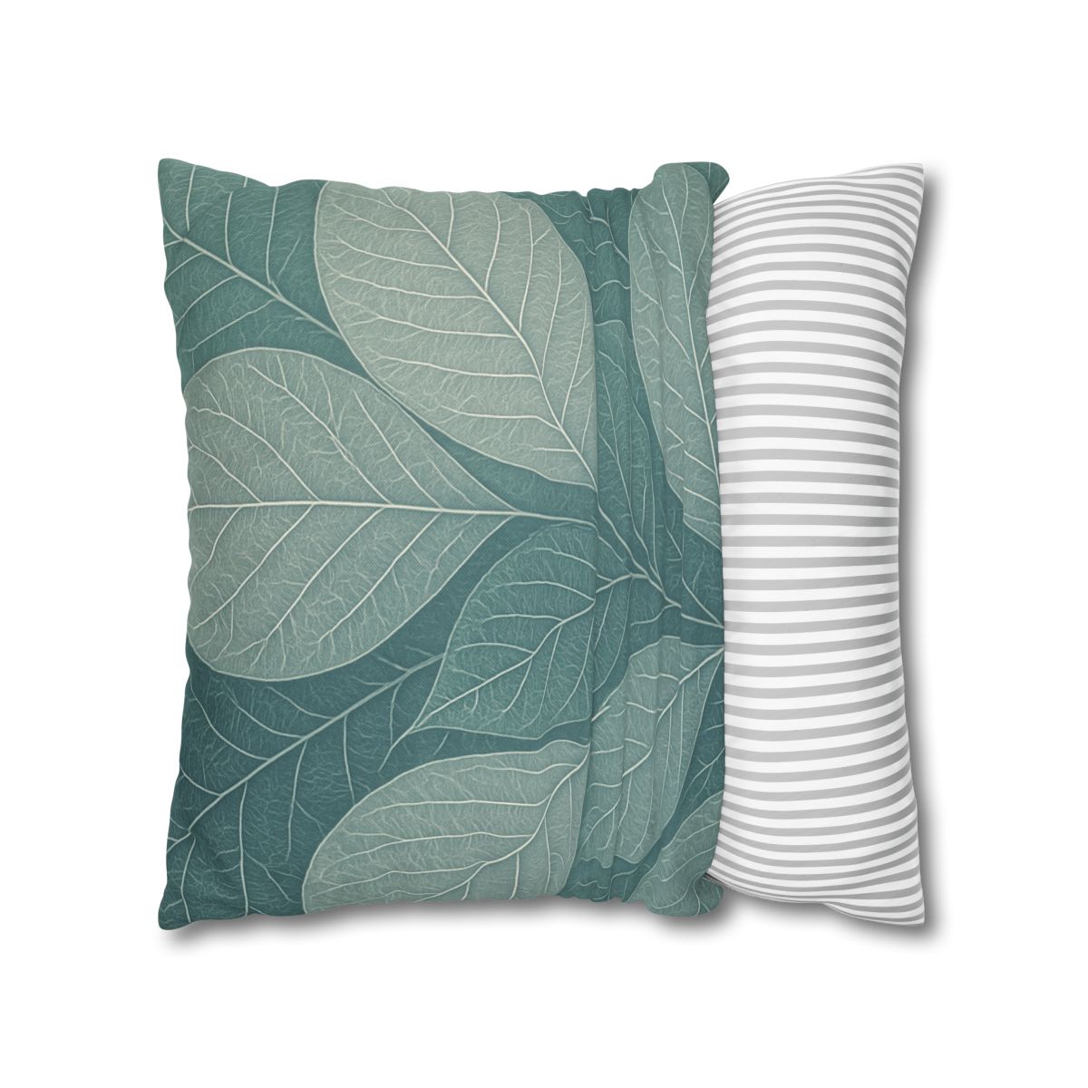 Fractal Leaf Web soft cotton pillow cases