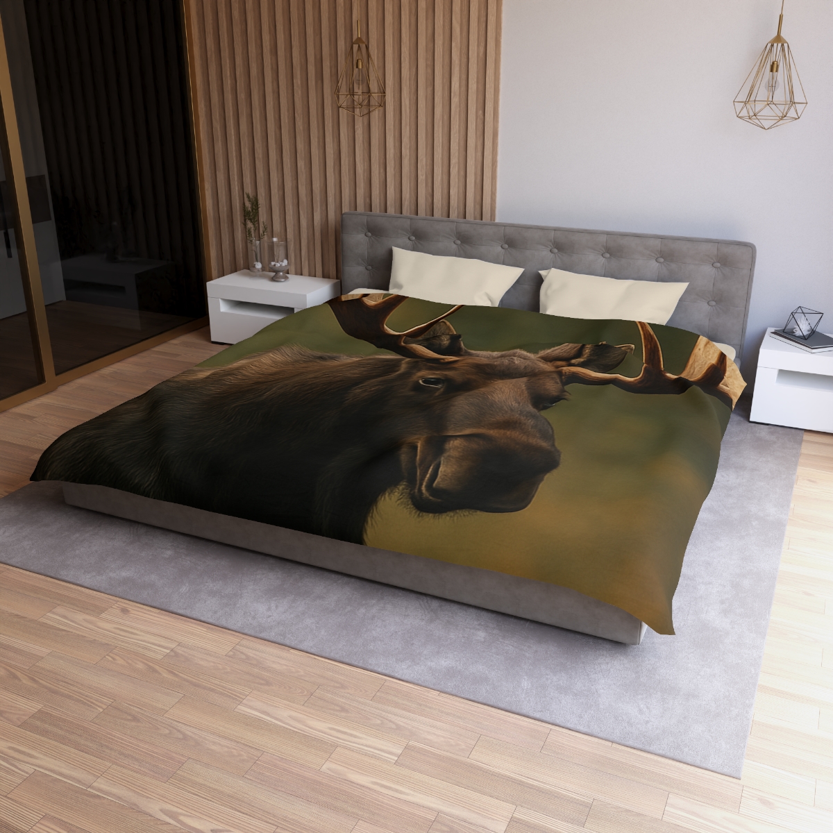 Aurora Quiet Moose soft comforter duvets