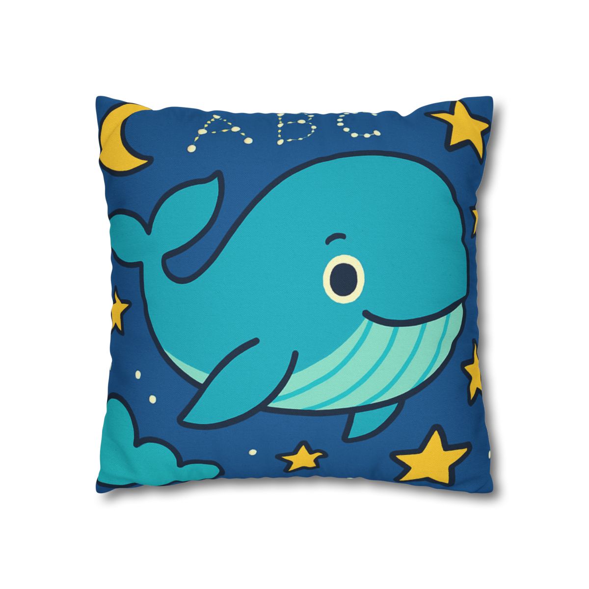 Starry Whale Expedition custom pillow cases
