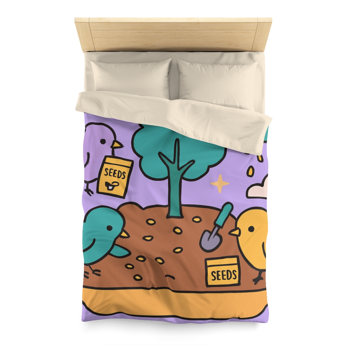 Galaxy Garden Aviary unique patterned duvets