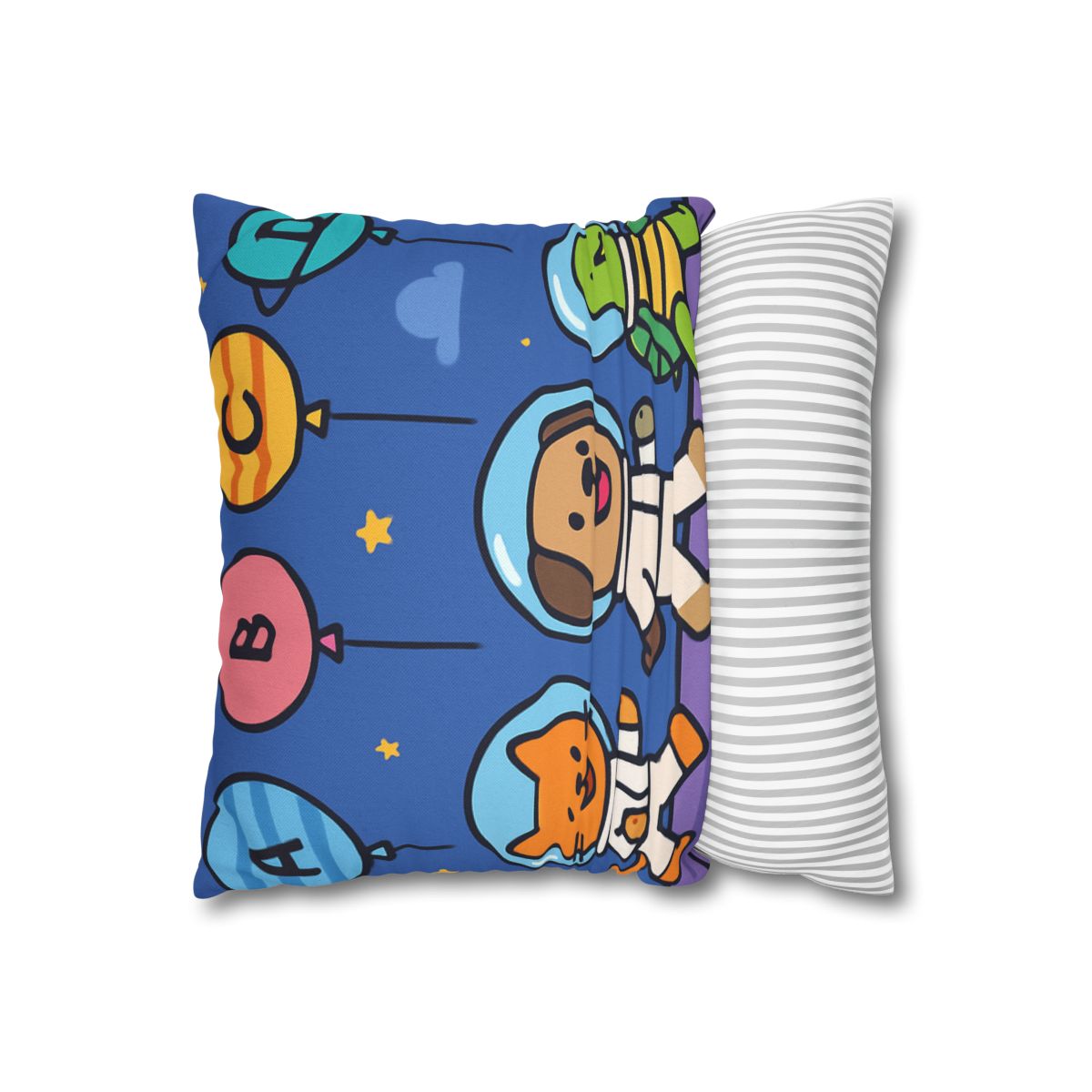 Planet Parade Of The Animal Astronauts personalized pillow covers
