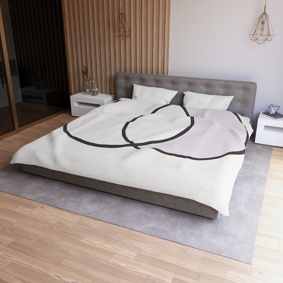 Quiet Eclipse Pairing personalized bedding duvets