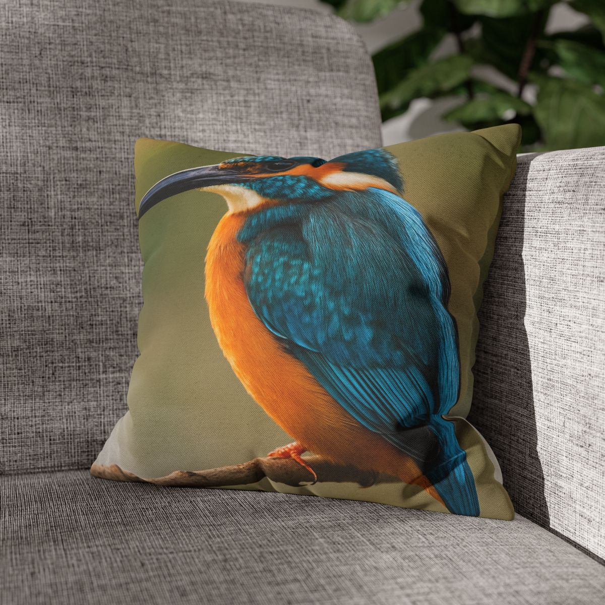 Sapphire Bolt Kingfisher soft cotton pillow cases
