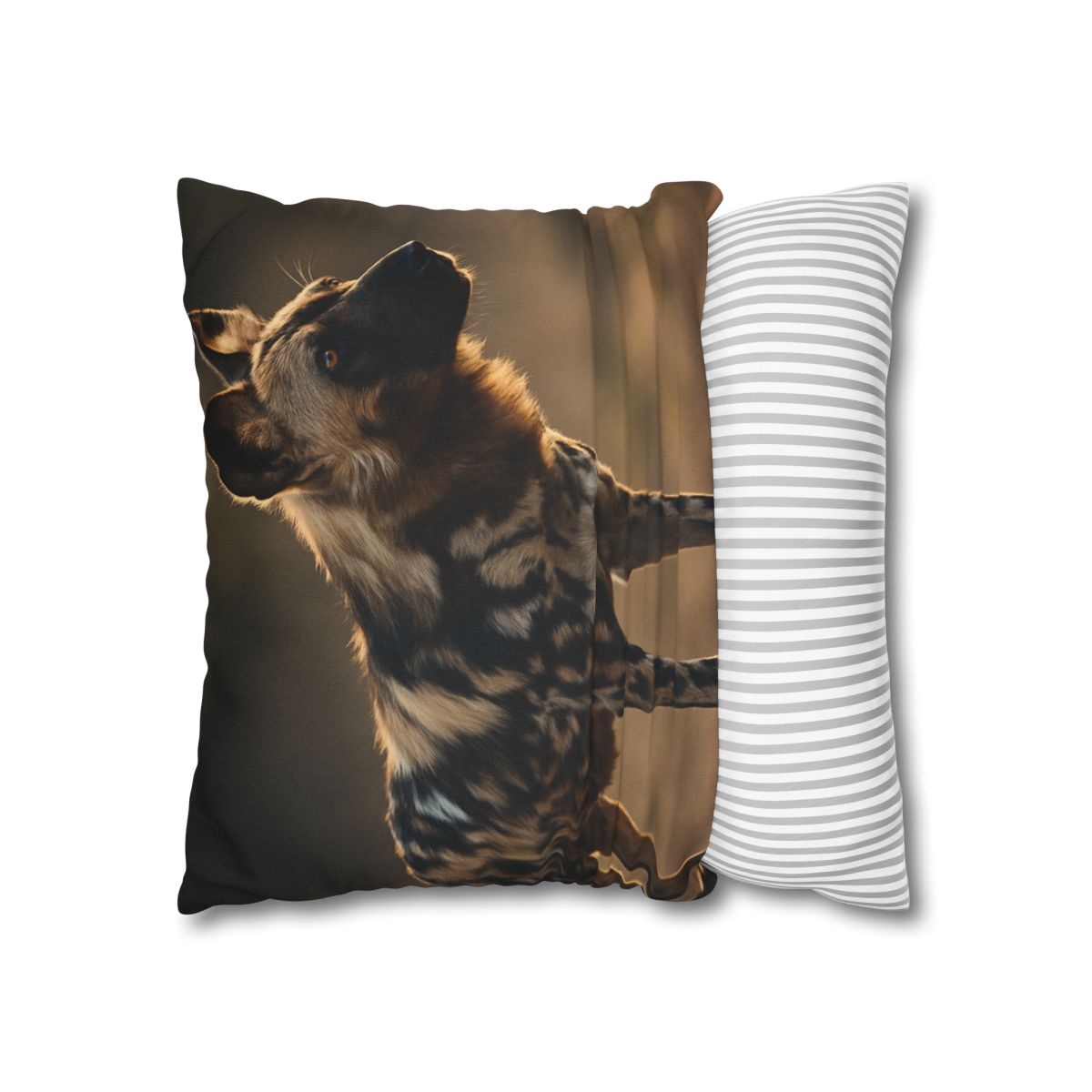Ember Gaze African Wild Dog custom pillow cases