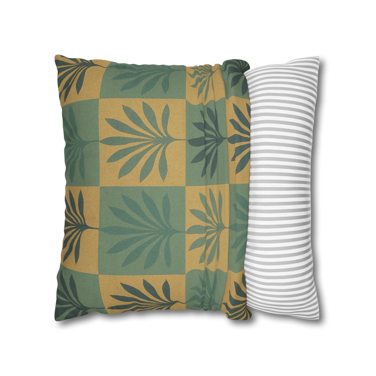 Frond Grid Harmony custom pillow cases