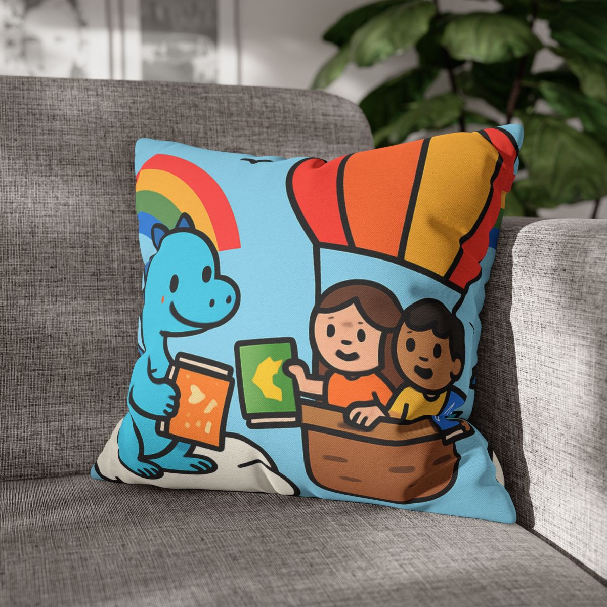 Cloud Library Run By A Gentle Dragon unique gift pillow cases
