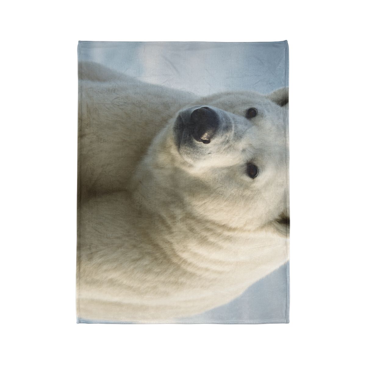 Glacier Sentinel Polar Bear unique gift blanketscustom blankets