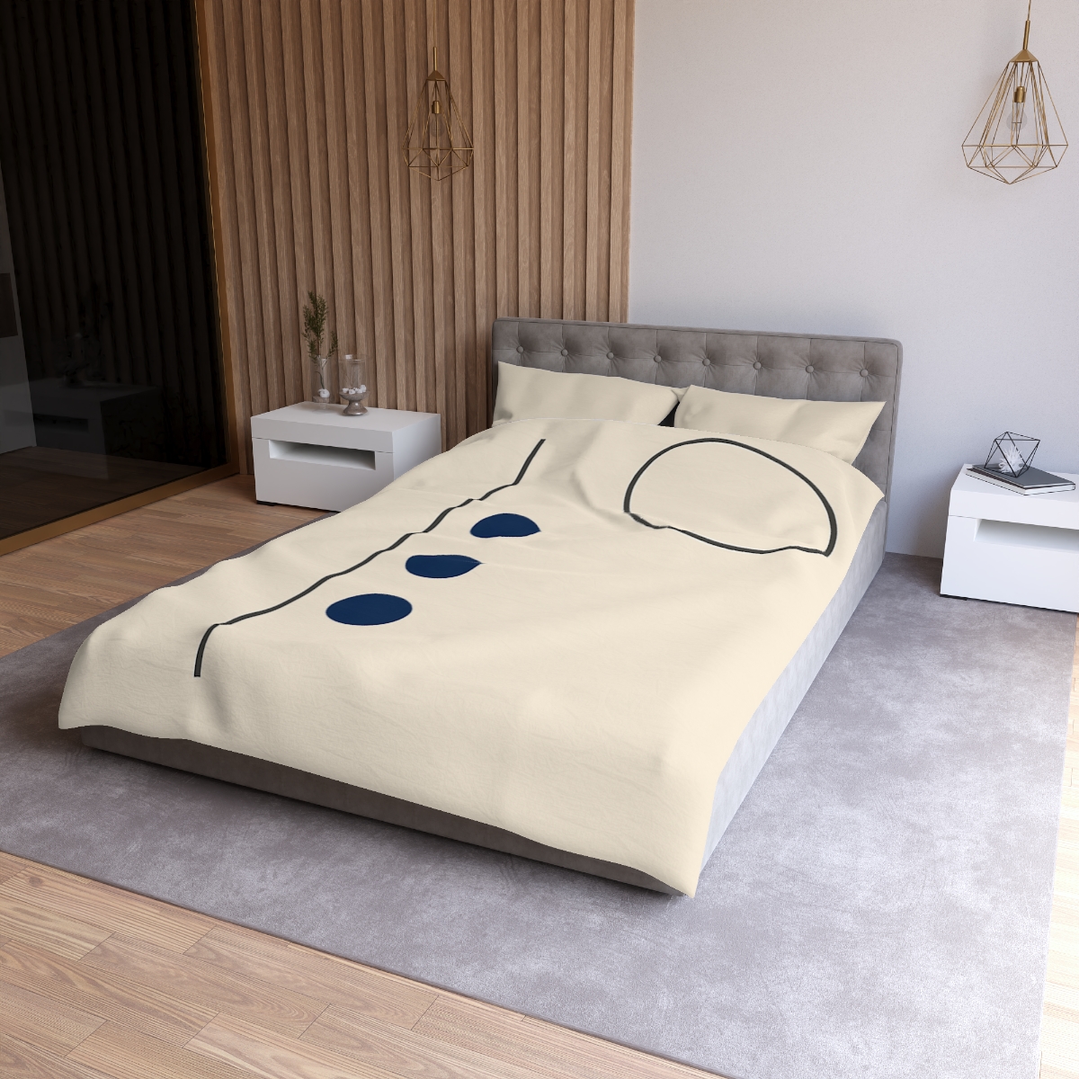 Silent Orbit Offset personalized bedding duvets