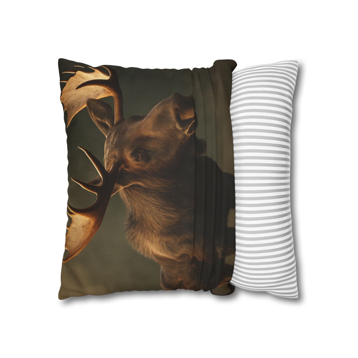 Starlit Crown Moose designer print pillow cases