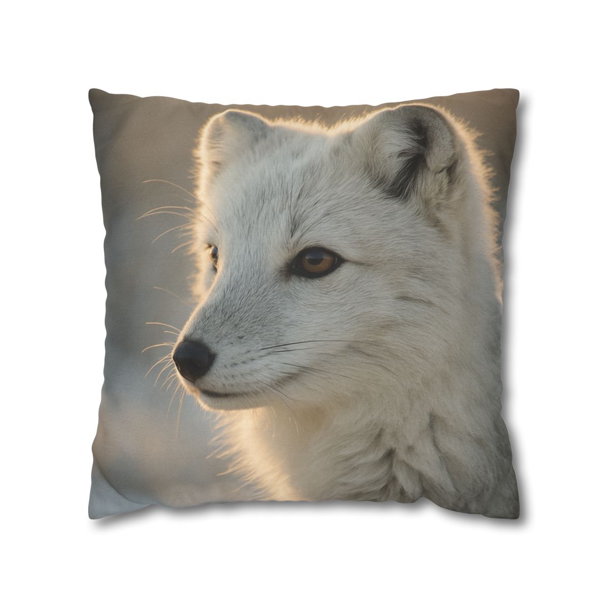 Ember Gaze Arctic Fox unique gift pillow cases