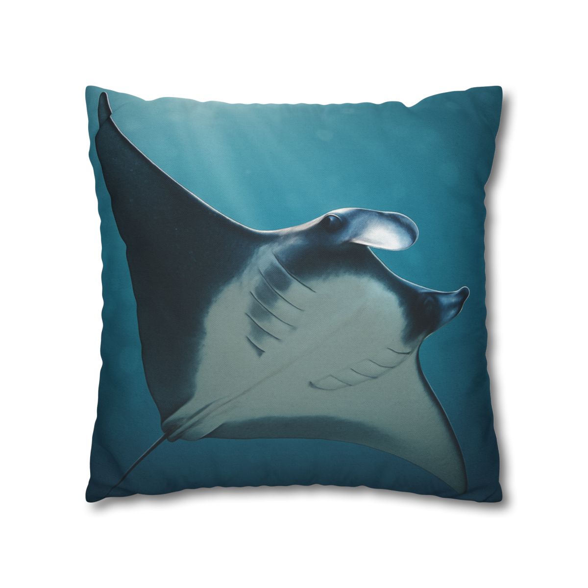 Starlit Surge Manta Ray designer print pillow cases