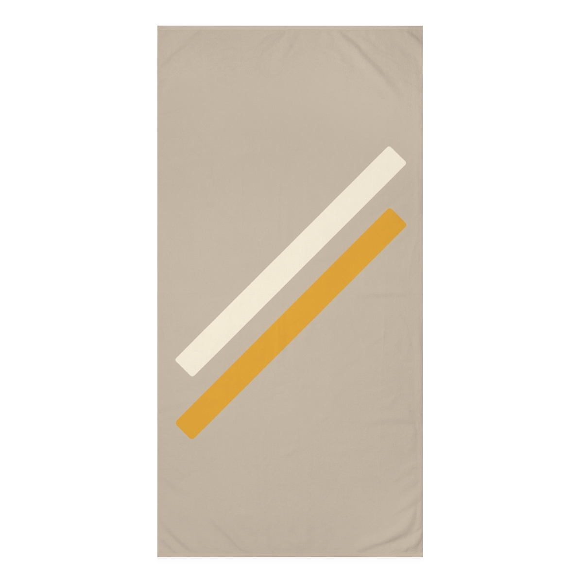 Diagonal Bar Alignment designer printed towels