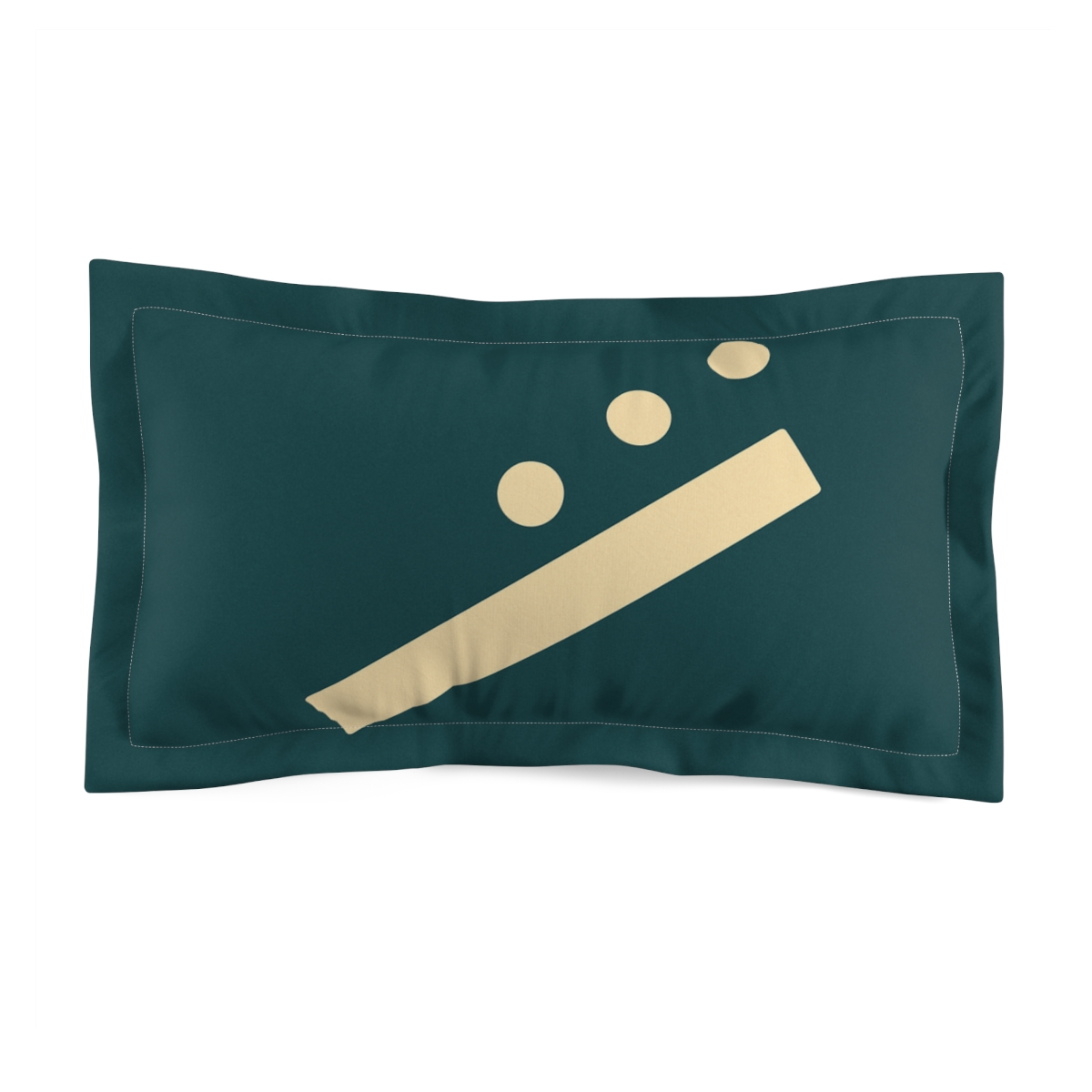 Diagonal Bar And Dot Harmony unique shape pillows