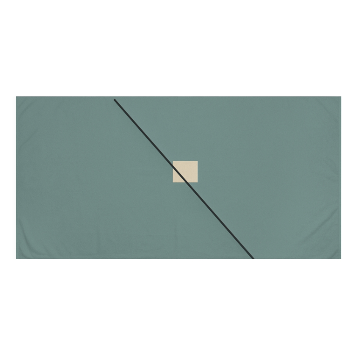Diagonal Bar And Square Pause decorative home towelscustom towels