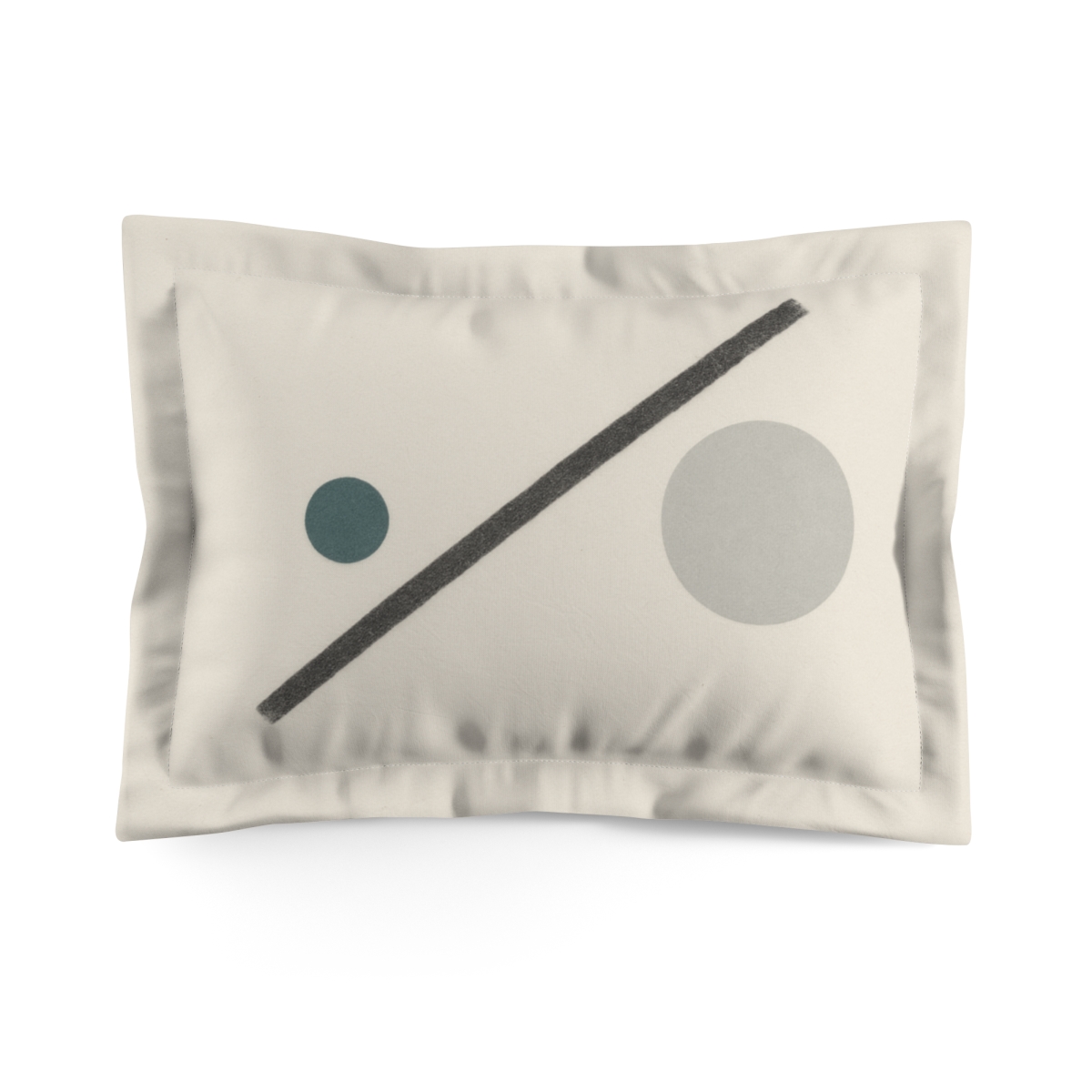 Diagonal Bar And Twin Moons custom pillows