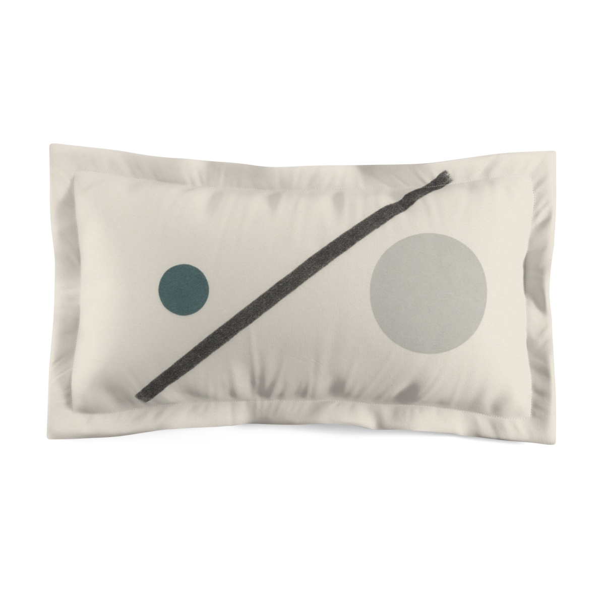Diagonal Bar And Twin Moons custom pillows