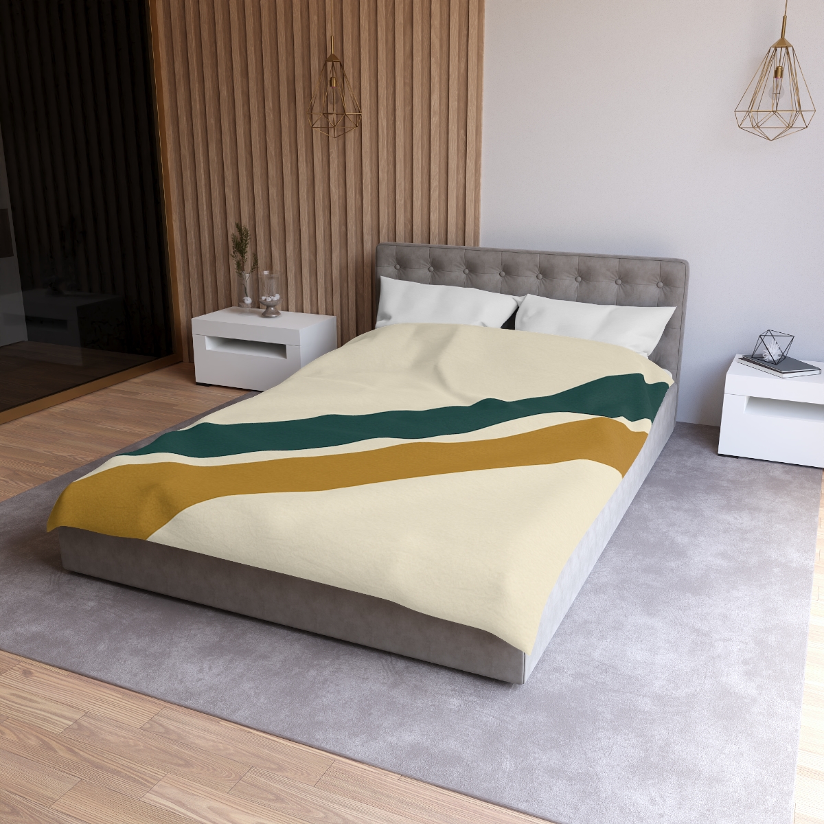 Diagonal Bar Pause custom duvets