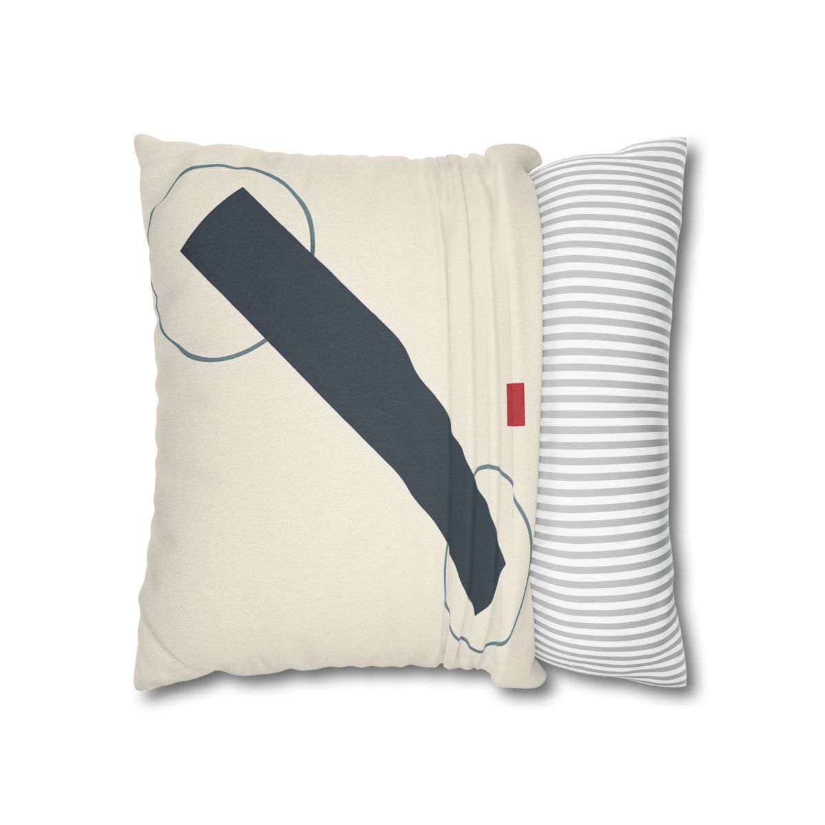 Diagonal Bar With Twin Orbits soft cotton pillow cases