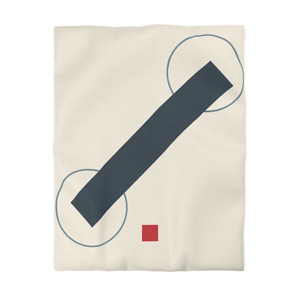 Diagonal Bar With Twin Orbits stylish duvet covers