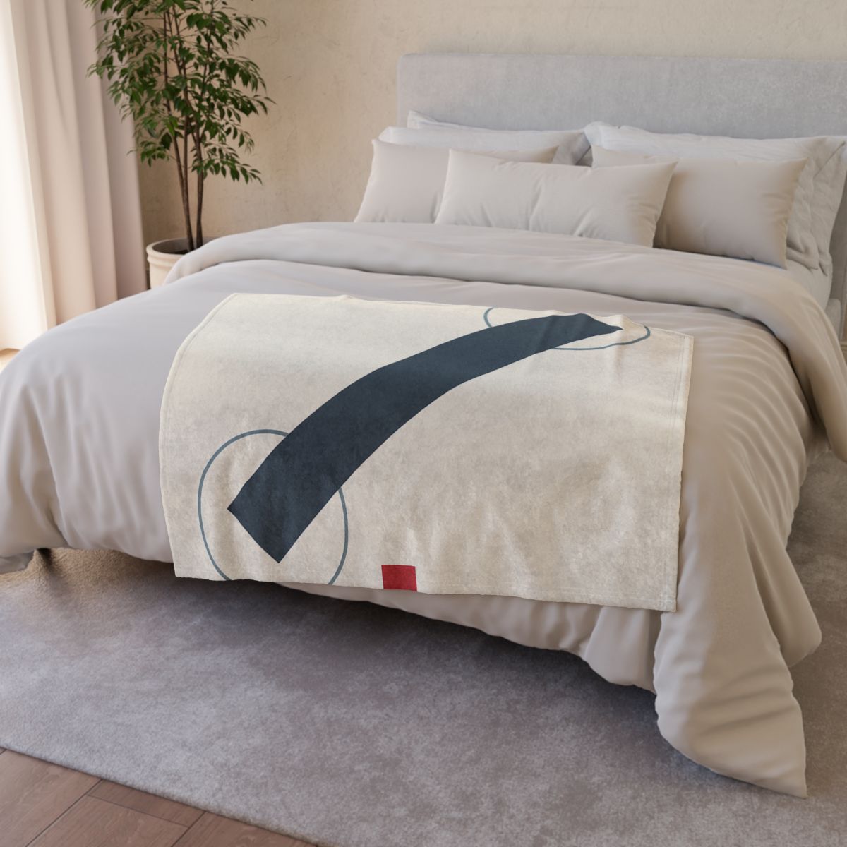 Diagonal Bar With Twin Orbits custom blankets