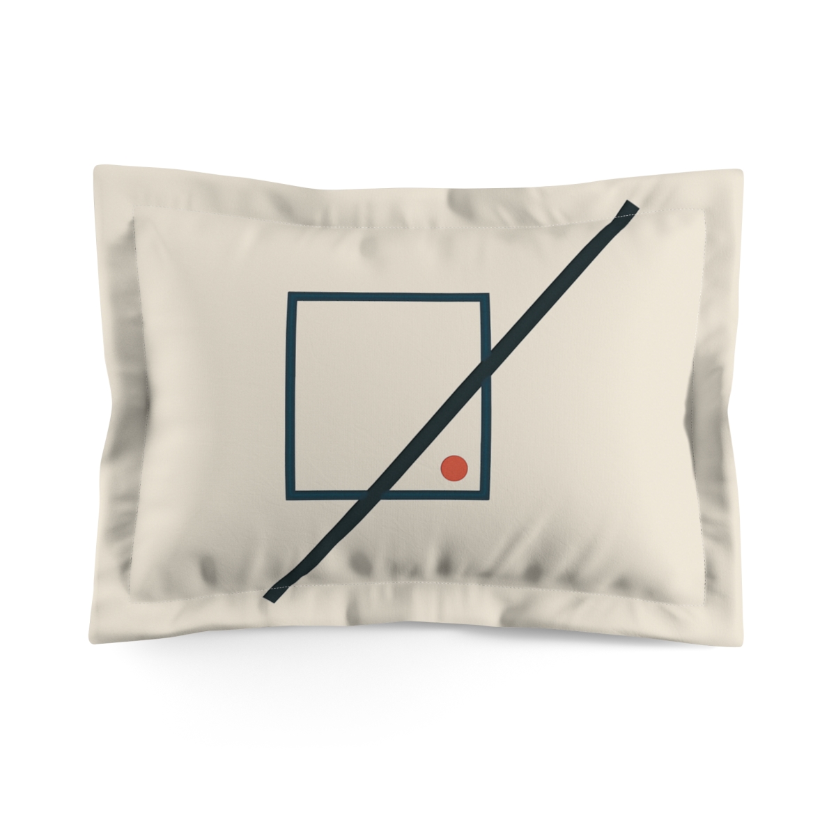 Diagonal Beam With Nested Rectangle unique shape pillows