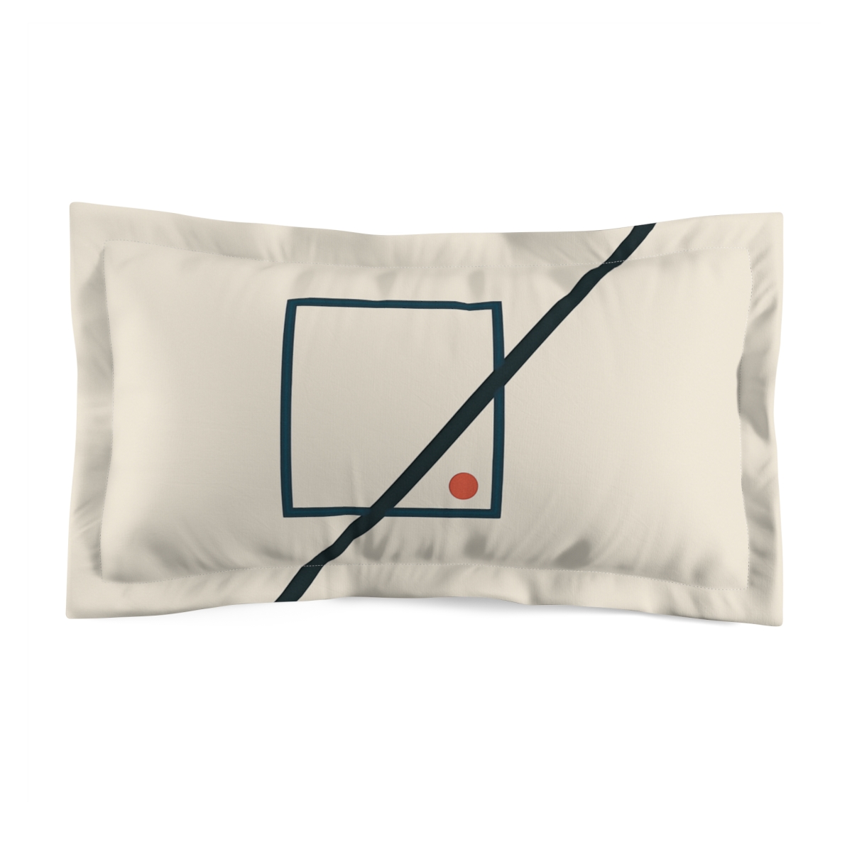 Diagonal Beam With Nested Rectangle unique shape pillows