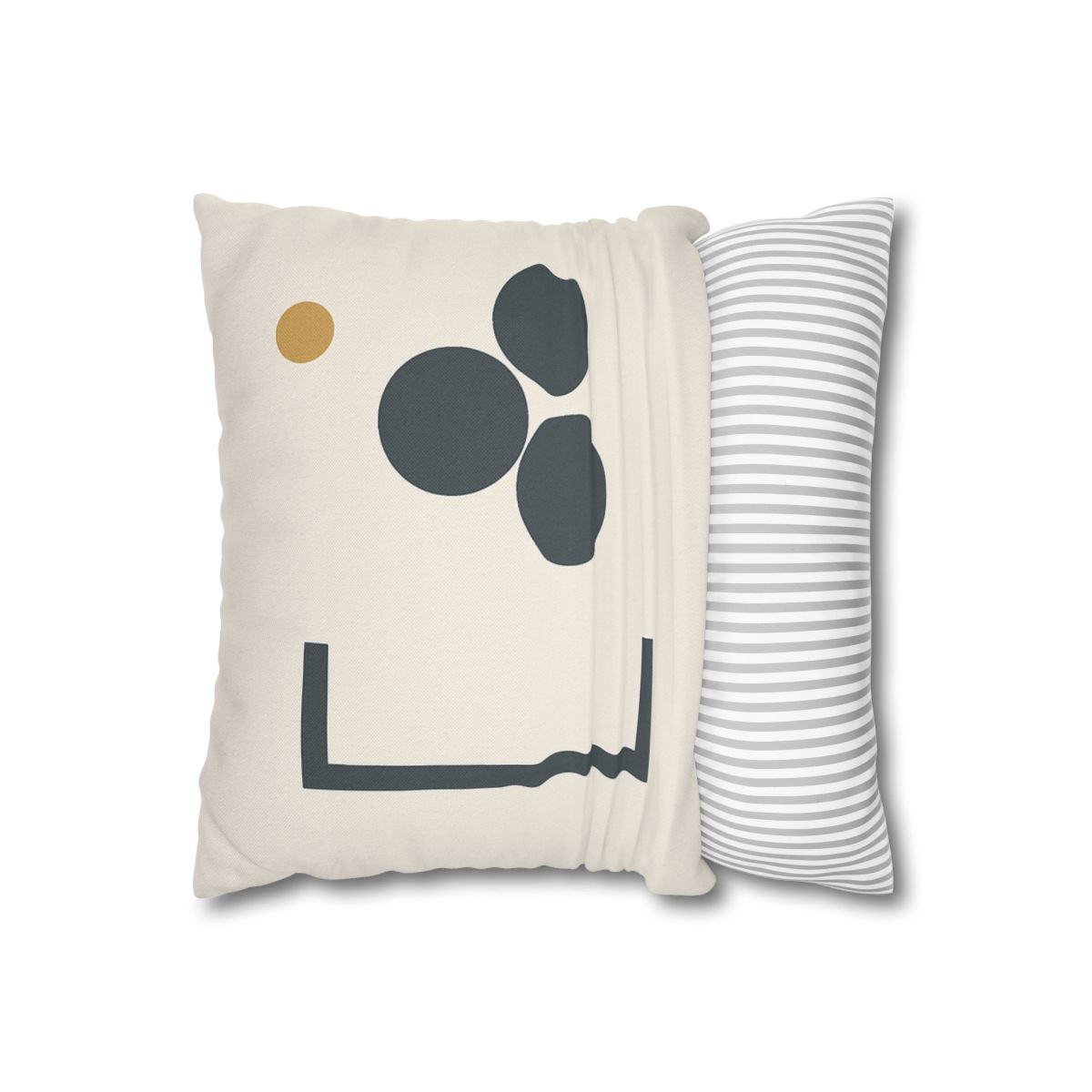 Diagonal Bracket And Three Circle Cluster custom pillow cases