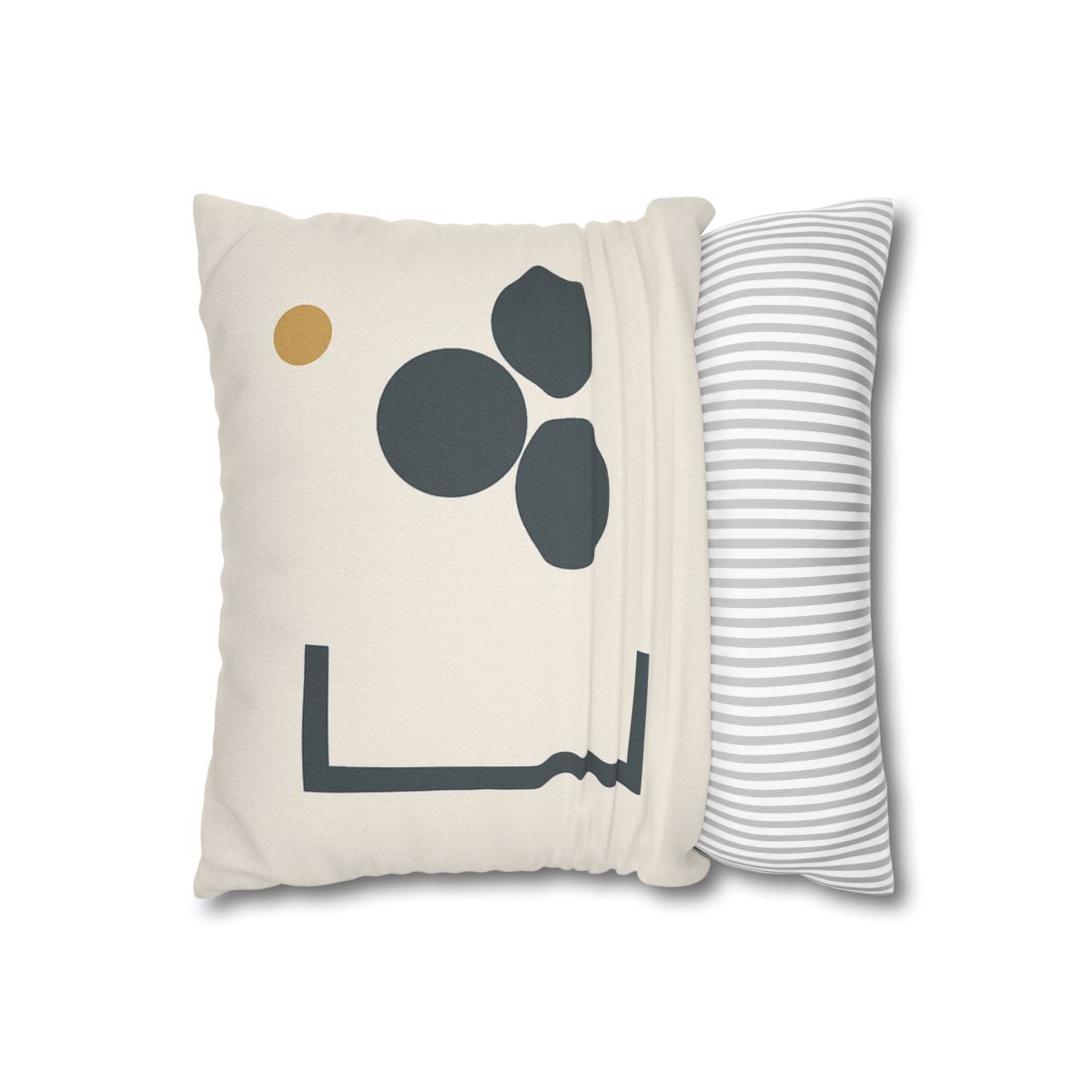 Diagonal Bracket And Three Circle Cluster custom pillow cases