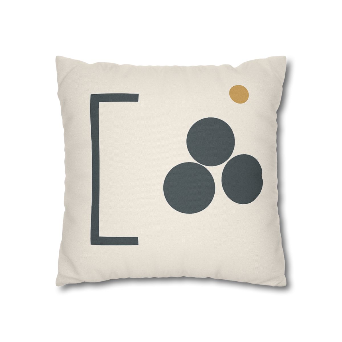 Diagonal Bracket And Three Circle Cluster custom pillow cases