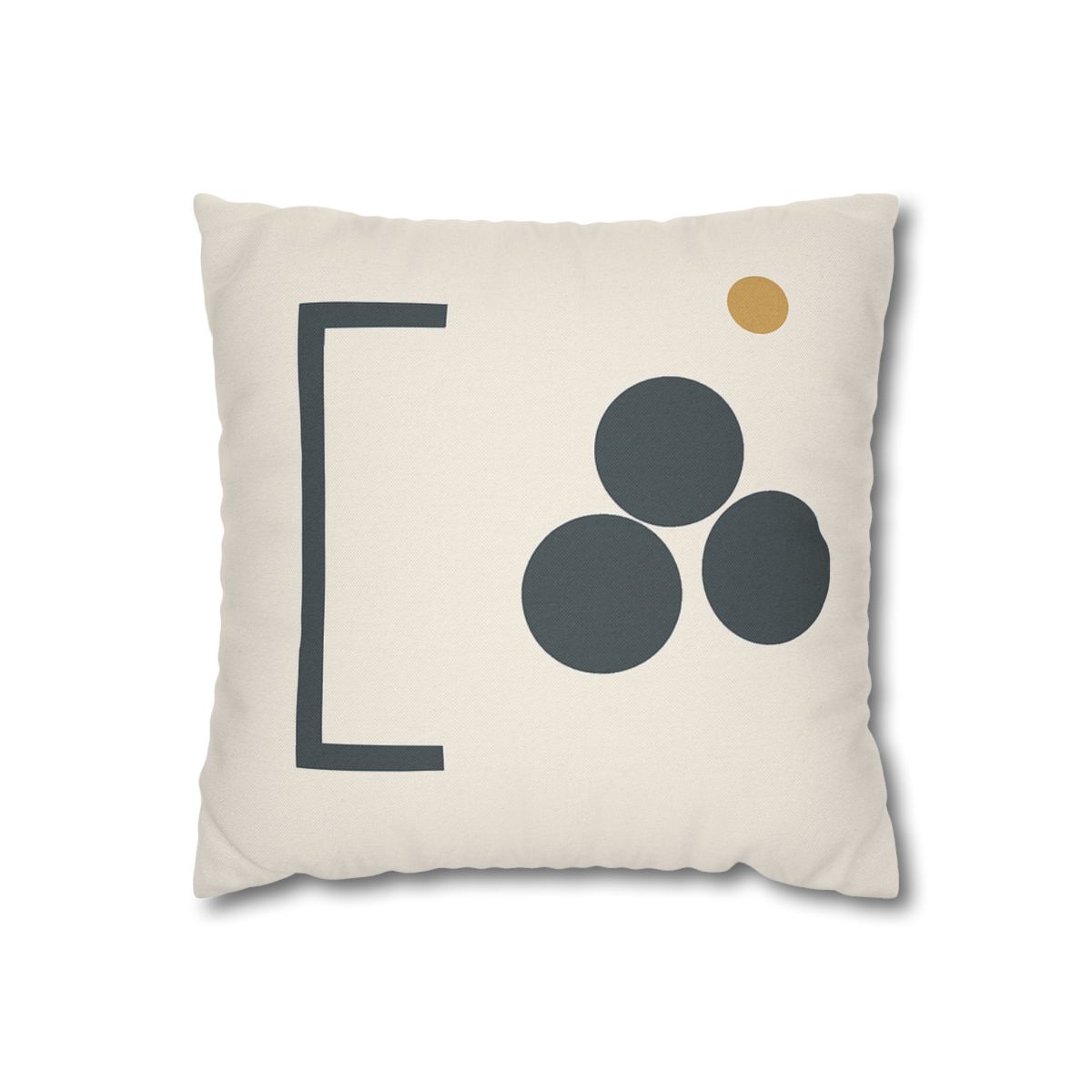 Diagonal Bracket And Three Circle Cluster custom pillow cases