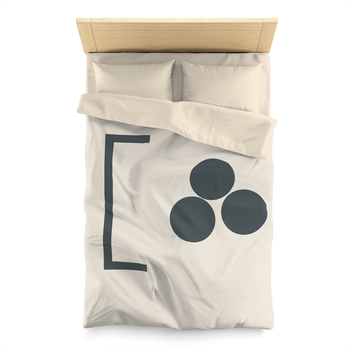 Diagonal Bracket And Three Circle Cluster warm winter duvets