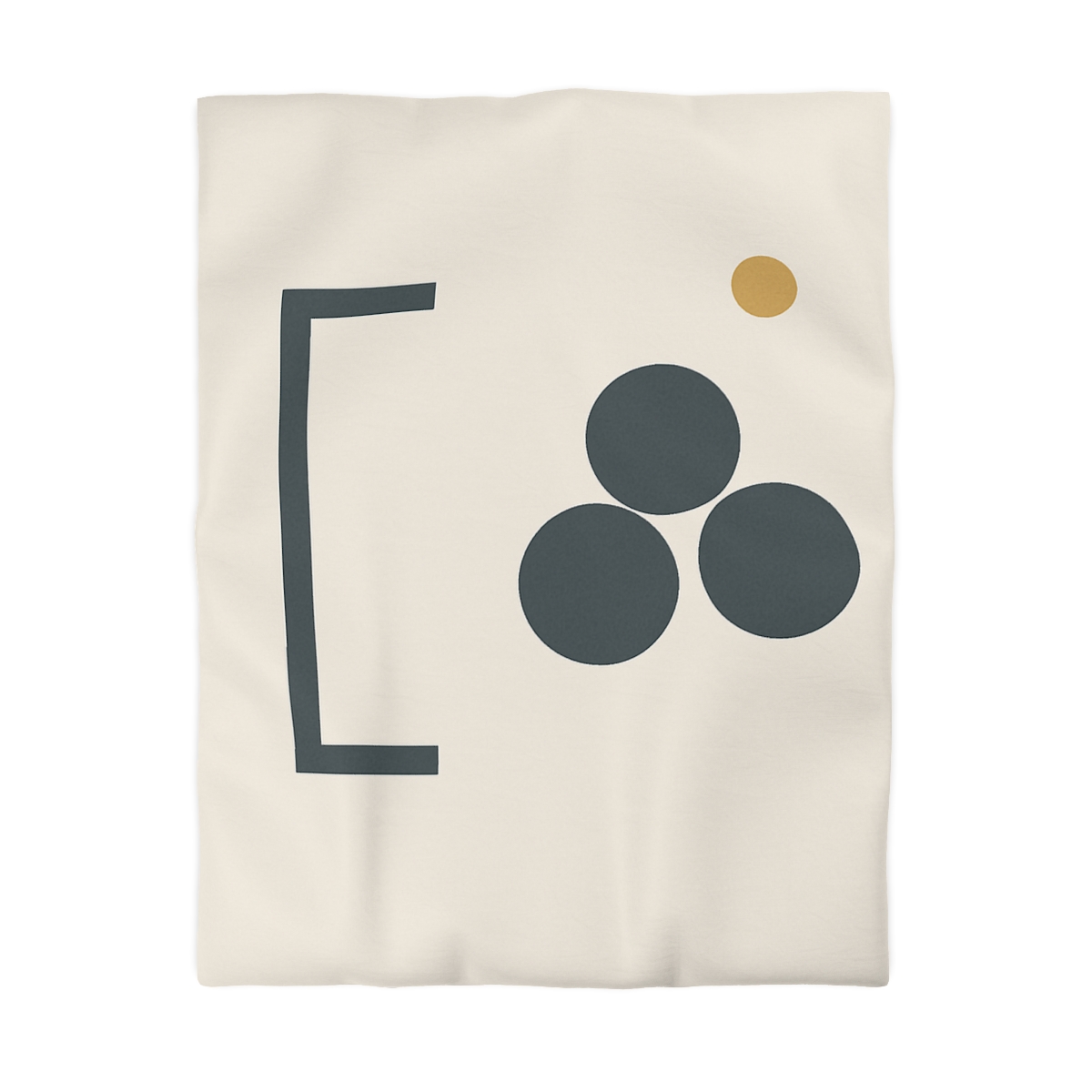 Diagonal Bracket And Three Circle Cluster warm winter duvets