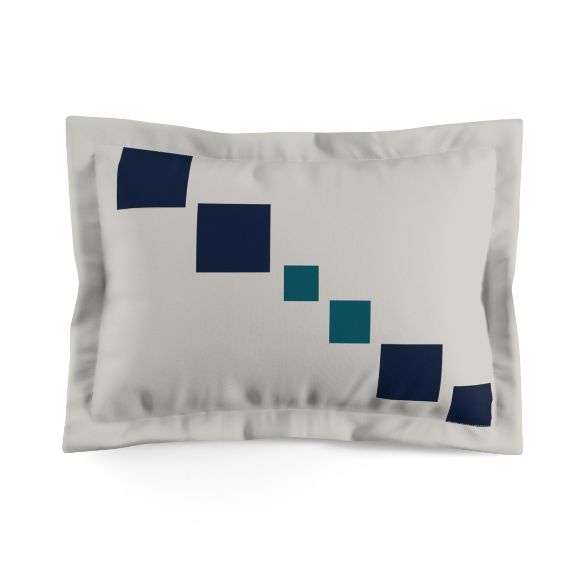 Diagonal Cascade Of Quiet Squares designer printed pillows