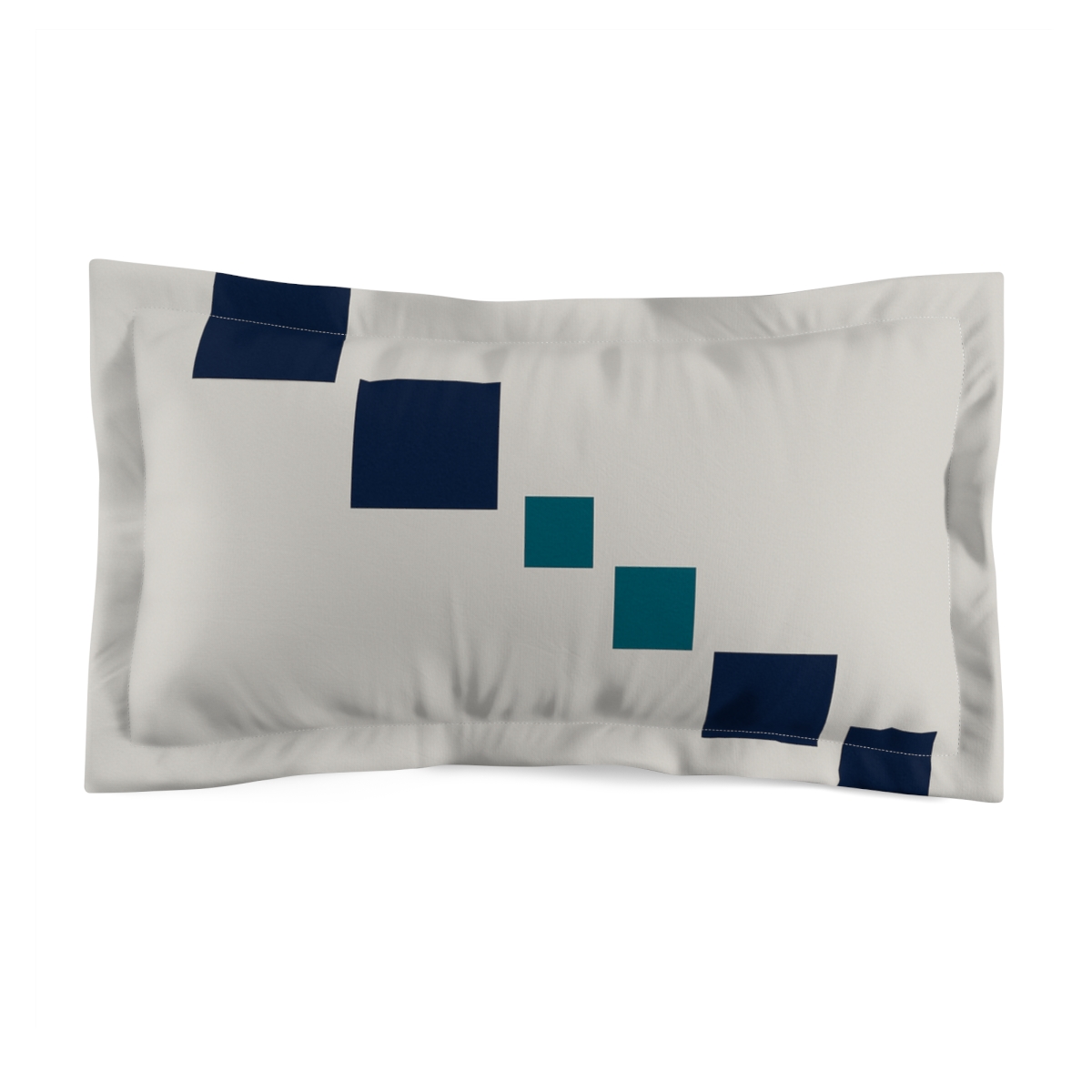 Diagonal Cascade Of Quiet Squares designer printed pillows