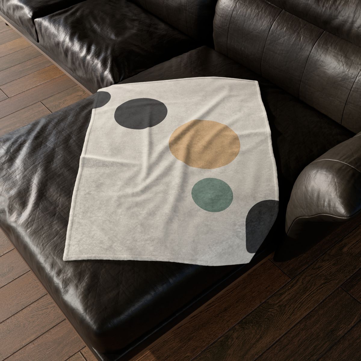 Diagonal Cluster Of Five Circles unique gift blankets