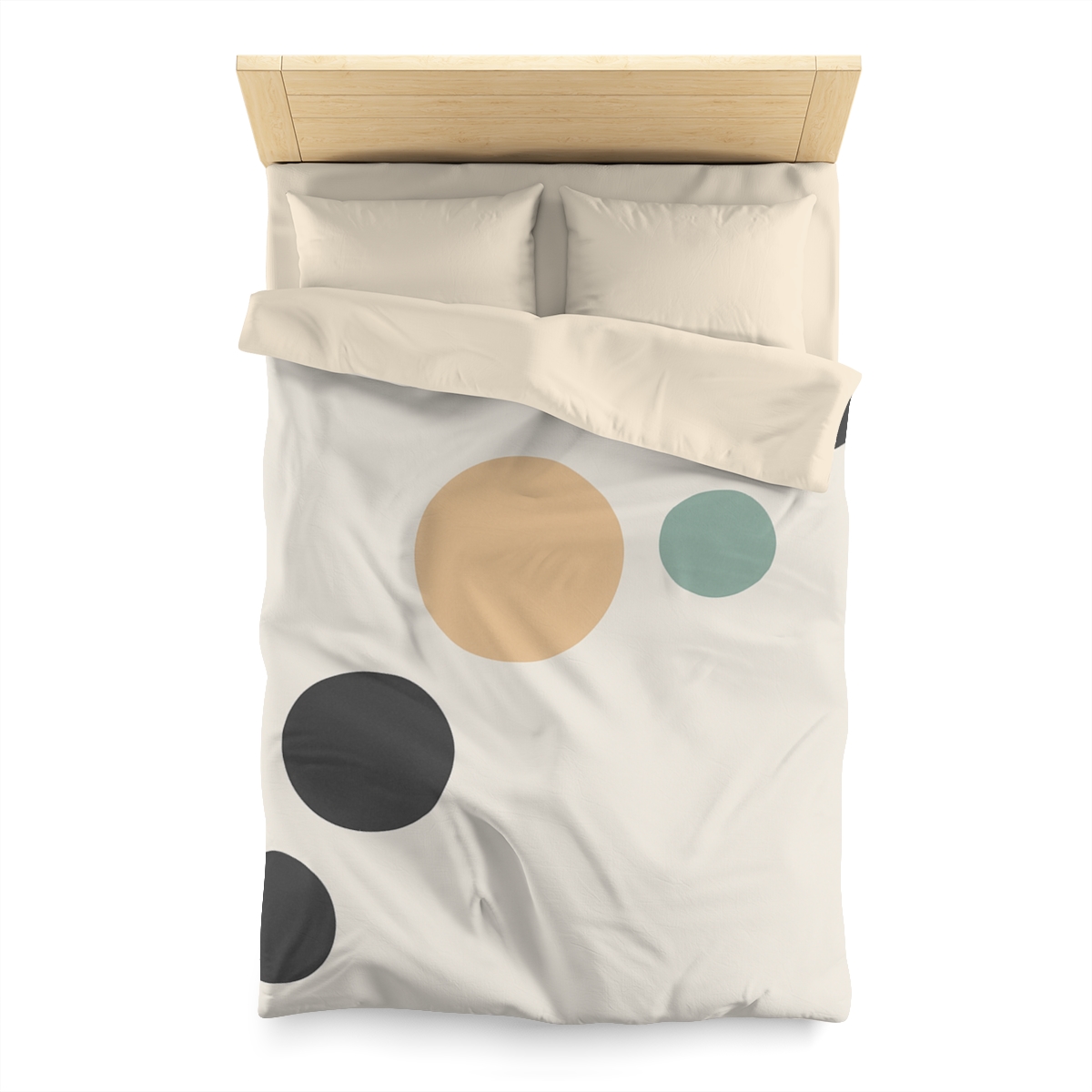 Diagonal Cluster Of Five Circles soft comforter duvets