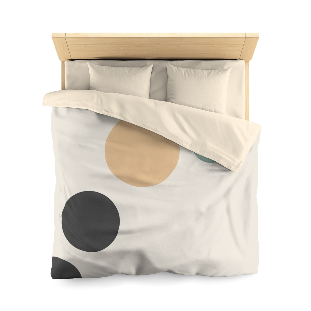 Diagonal Cluster Of Five Circles soft comforter duvets