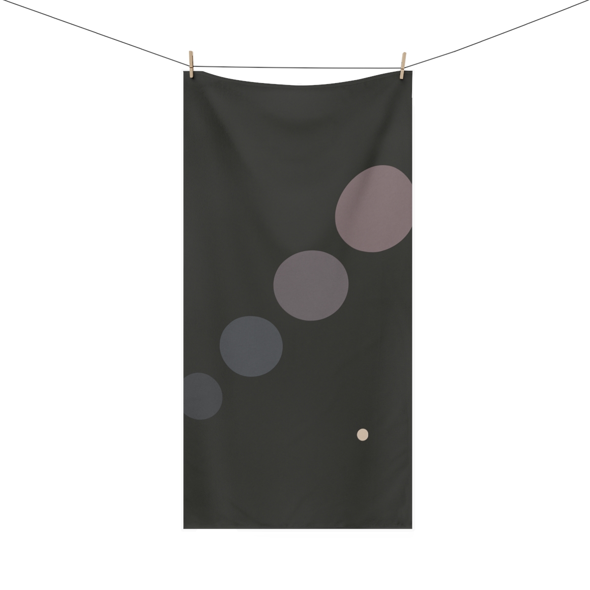 Diagonal Cluster With Resting Dot decorative home towels