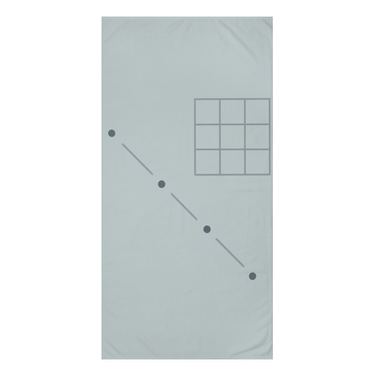 Diagonal Comet Trace Grid unique gift towels