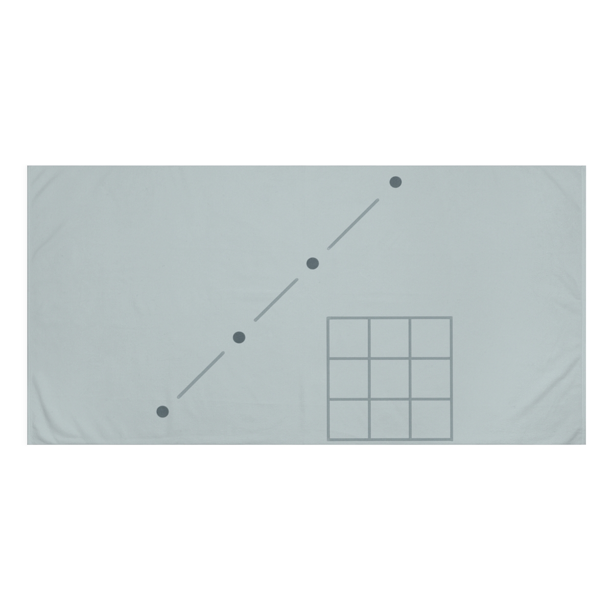 Diagonal Comet Trace Grid unique gift towels