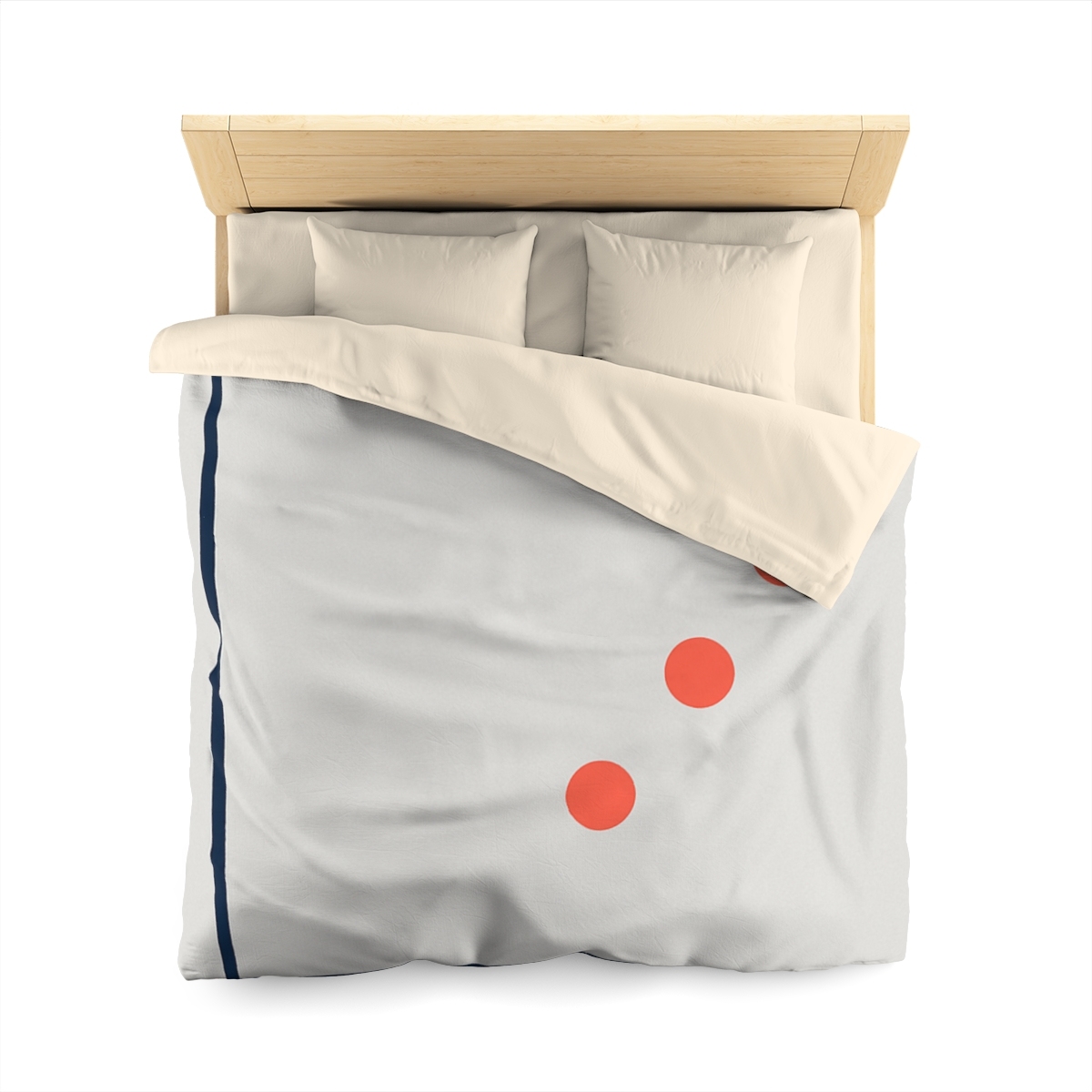 Diagonal Constellation Frame personalized bedding duvets