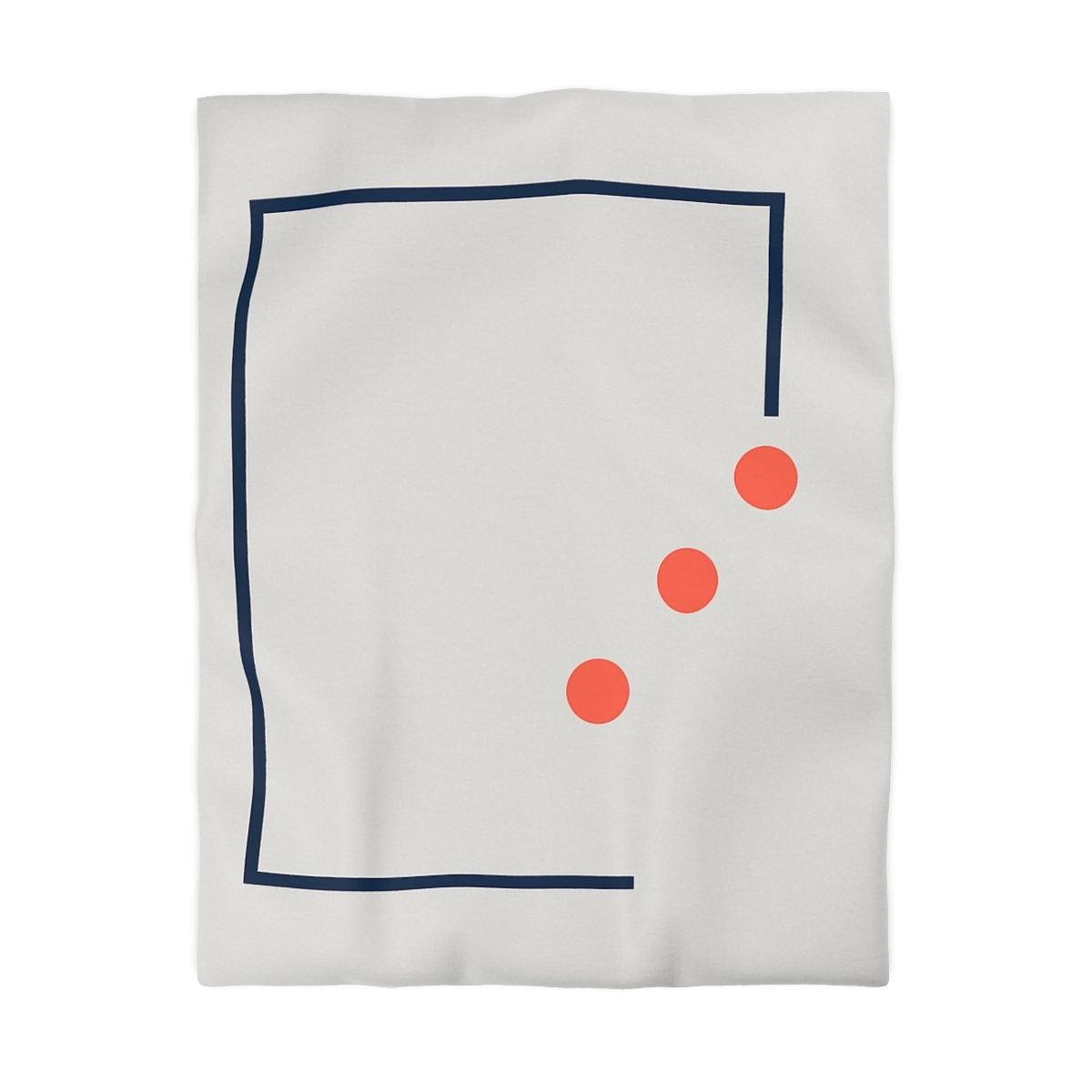 Diagonal Constellation Frame personalized bedding duvets