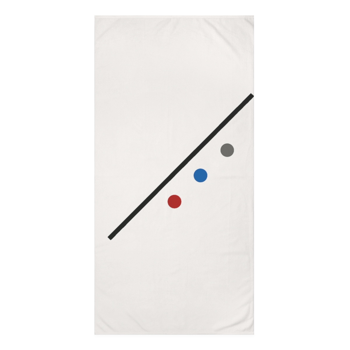 Diagonal Dot And Bar Drift trendy hand towels