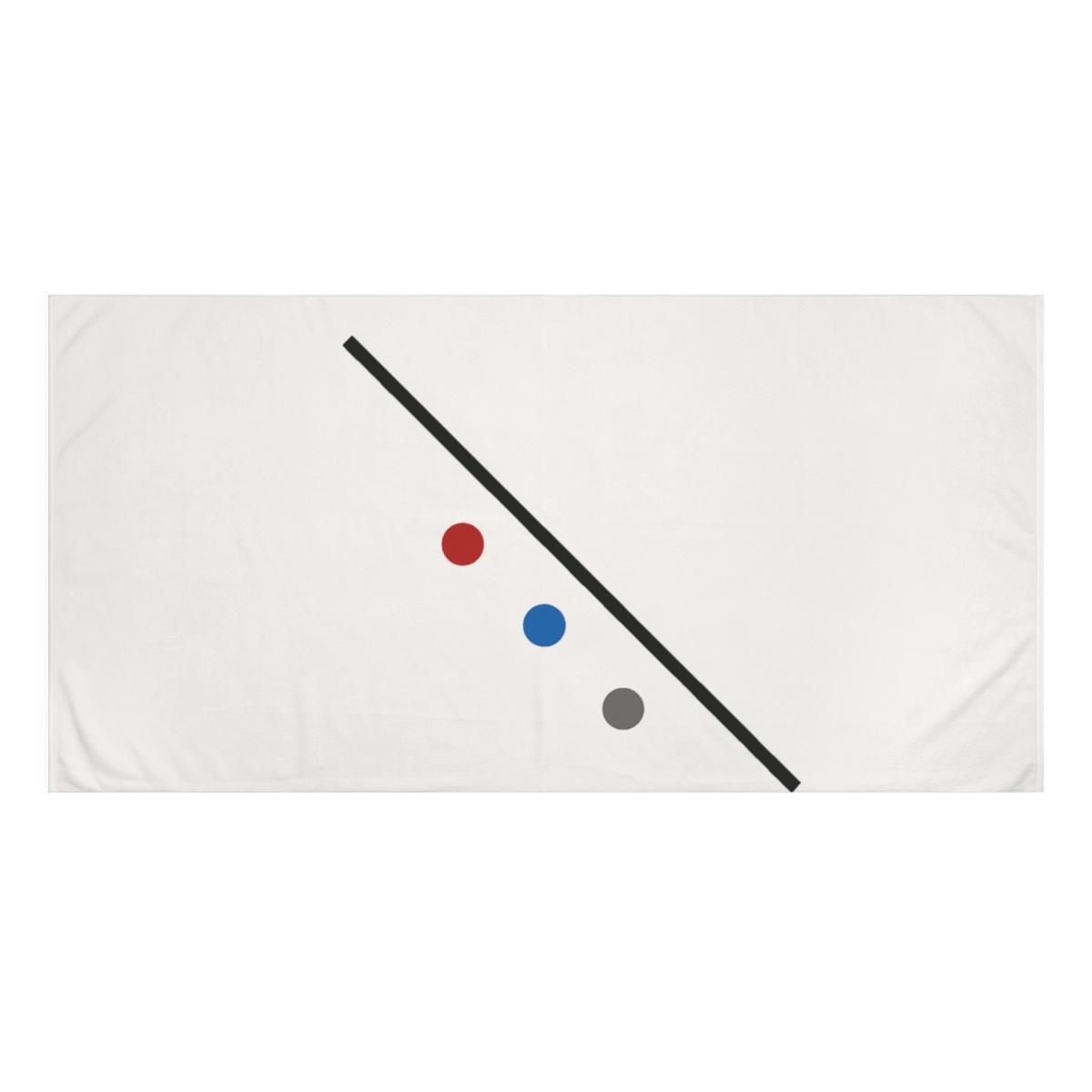 Diagonal Dot And Bar Drift trendy hand towels