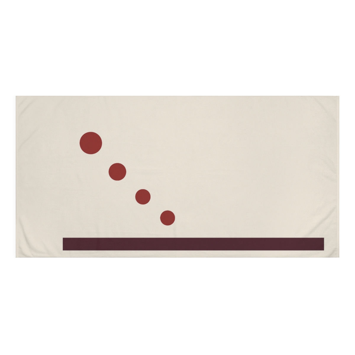 Diagonal Dot Path With Anchor Bar designer printed towels