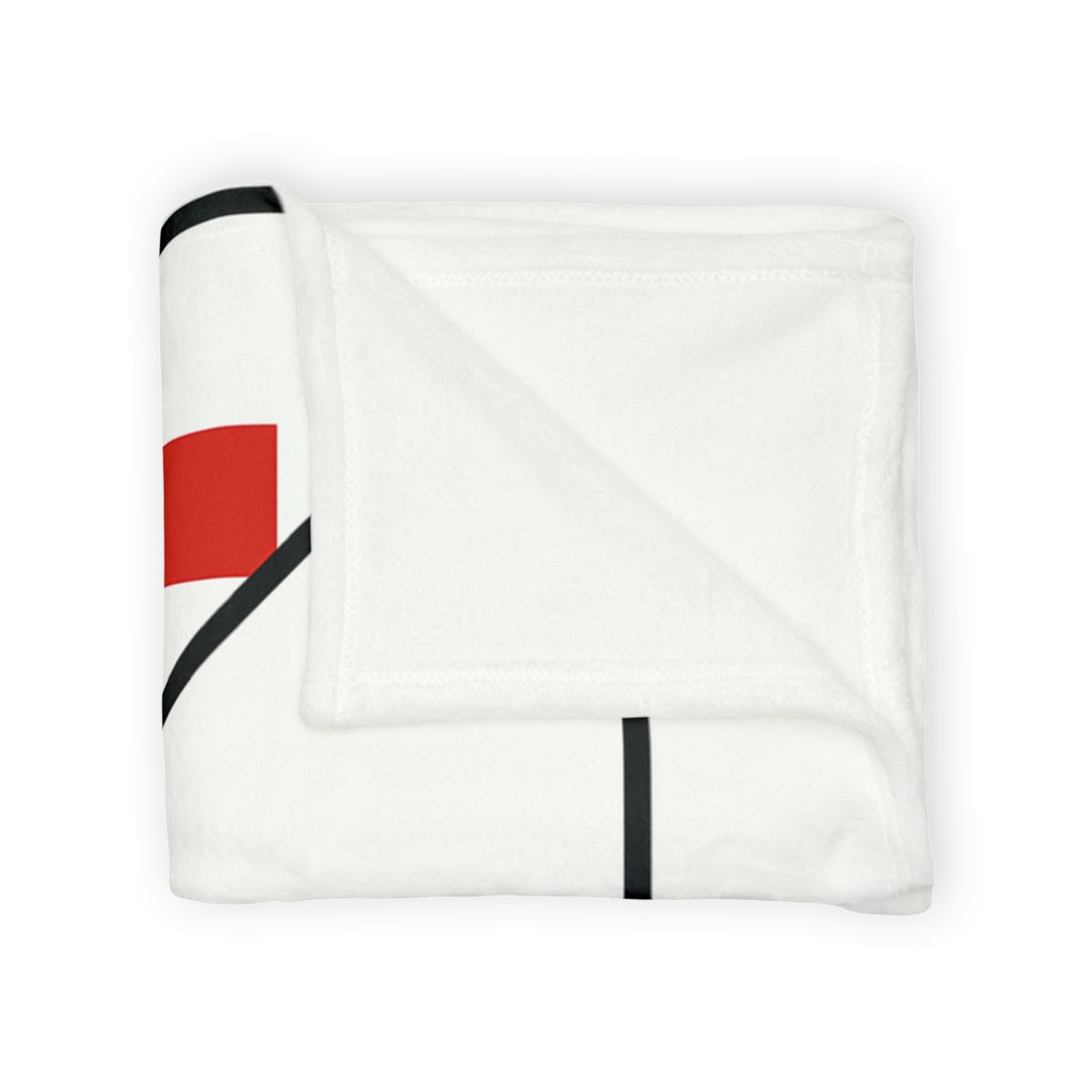 Diagonal Frame Split personalized cozy blankets