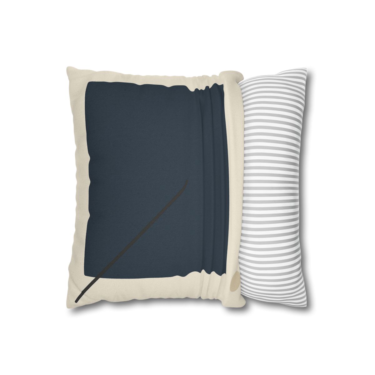 Diagonal Line And Square Balance soft cotton pillow cases