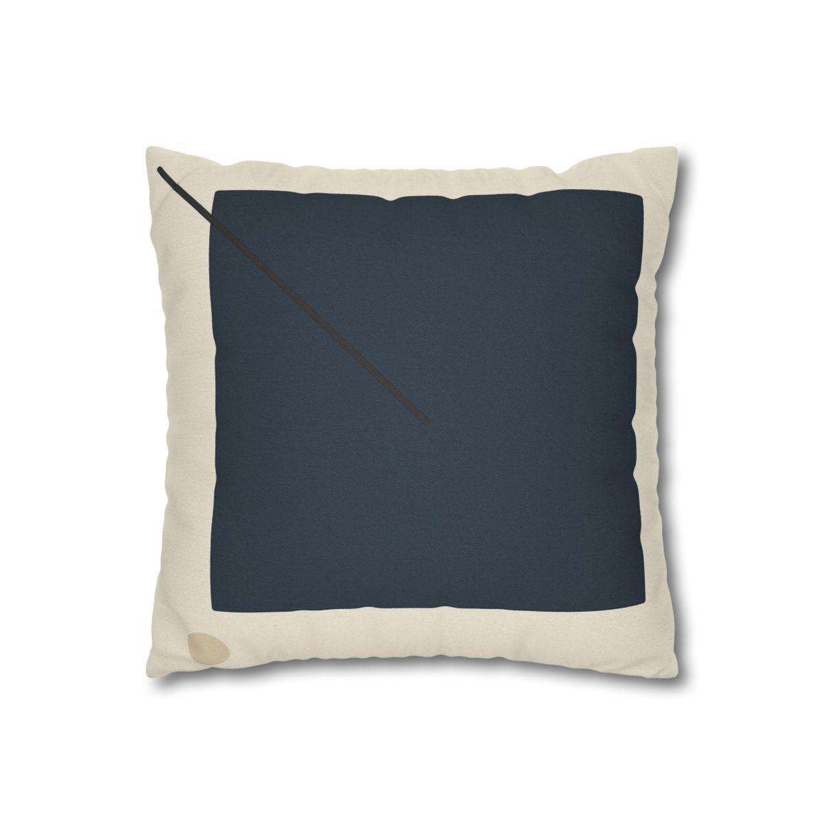 Diagonal Line And Square Balance soft cotton pillow cases
